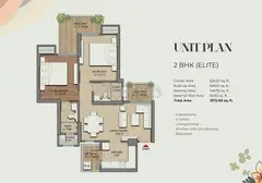 2/3 BHK luxury apartment in Siddharth Vihar - Prateek Grand Begonia