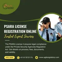 PSARA License Registration for Security Agencies