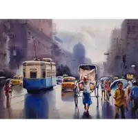Watercolor on Paper Painting