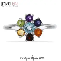 JewelPin Chakra Stone Jewelry Set Harmony of Mind, Body & Soul