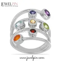 JewelPin Chakra Stone Jewelry Set Harmony of Mind, Body & Soul