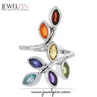 JewelPin Chakra Stone Jewelry Set Harmony of Mind, Body & Soul