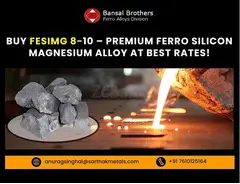 Buy FeSiMg 8-10 – Premium Ferro Silicon Magnesium Alloy at Best Rates!