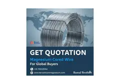 Get Quotation for Magnesium Cored Wire for Global Buyers | Bansal Brothers