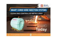 Smart Cored Wire Injection Systems – Clean and Controlled Metallurgy