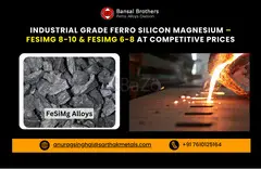 Industrial Grade Ferro Silicon Magnesium – FeSiMg 8-10 & FeSiMg 6-8 at Competitive Prices!