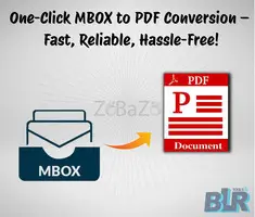 BLR MBOX to PDF Converter: Export MBOX to PDF