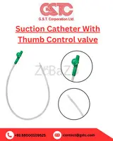 Easy-Use Suction Catheter with Thumb Control for Clinics