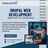 Drupal Web Development services in Hyderabad | Conquerors Tech