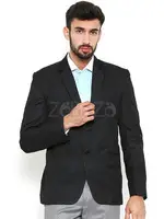 Shaftesbury London Black Regular Fit Single-Breasted Blazer