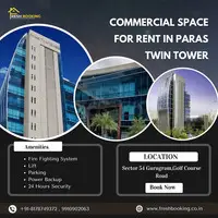 Commercial Space for Rent in Paras Twin Tower, Sector 54, Gurgaon – Prime Business Location
