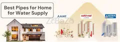 Best Pipes for Home for Water Supply