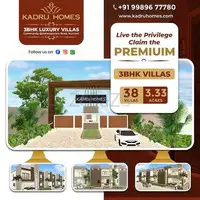 3BHK Luxurious Premium Villas in Kurnool