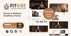 ????Fitvibe – Fitness & Wellness WordPress Theme????