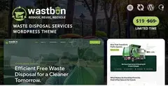 ♻️ Wastebin - Smart Waste Disposal Services WordPress Theme ????