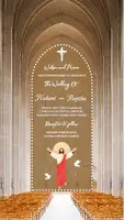kerala christian wedding invitation cards