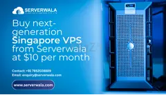 Buy next-generation Singapore VPS from Serverwala at $10 per month.