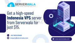 Get a high-speed Indonesia VPS server from Serverwala for just $15.