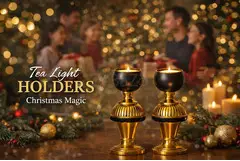 What Makes These T-Light Candle Holders Perfect for Christmas Decoration?