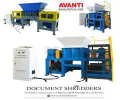 Manufacturers Shredding Machine in Kolkata Avanti-ltd