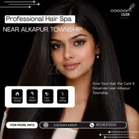 Professional Hairspa near Alkapur Township | 8121631200 | Cocoon Salon