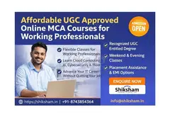 Affordable UGC Approved Online MCA Courses for Working Professionals