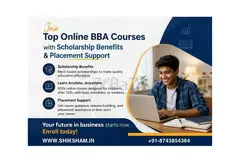 Join Top Online BBA Courses with Scholarship Benefits and Placement Support