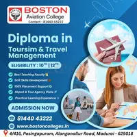 Best Airline & Tourism Management Diploma in Madurai | Boston Aviation College