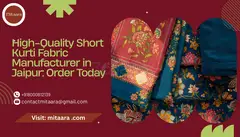 High-Quality Short Kurti Fabric Manufacturer in Jaipur: Order Today