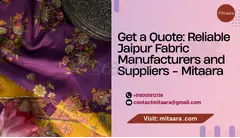 Get a Quote: Reliable Jaipur Fabric Manufacturers and Suppliers - Mitaara