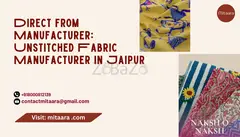 Direct from Manufacturer: Unstitched Fabric Manufacturer in Jaipur