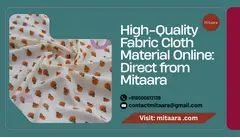 High-Quality Fabric Cloth Material Online: Direct from Mitaara