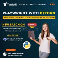 Playwright with Python Online Training New Batch 9th Mar