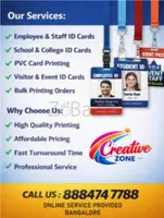 Lanyards and  Tags | School ID Cards at Rs. 20/-|  call now | Creative Zone | 439
