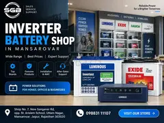 Inverter Battery Shop in Mansarovar