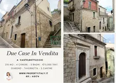 Two detached houses for sale in Castelbottaccio - 1