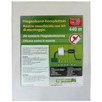 Nastro Antimosche 440m – Soluzione Ecologica per Stalle e Fienili