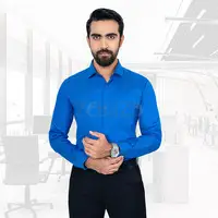 Premium Blue Formal Shirt by RICHMAN