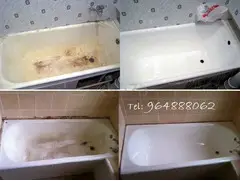 Recuperação esmalte de banheiras | Renovação - Restauro de banheiras