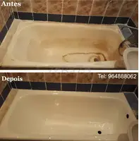 Recuperação esmalte de banheiras | Renovação - Restauro de banheiras