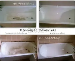 Renovação - Restauro de banheiras | Recuperação esmalte de banheiras