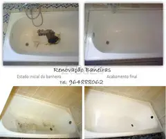Renovação - Restauro de banheiras | Recuperação esmalte de banheiras