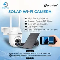 SOLAR AND BATTERY WI-FI CAMERA