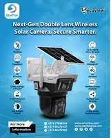 Next-Gen Double Lens Wireless Solar Camera, Secure Smarter.