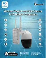 Wireless Single Lens Solar Camera – 24/7 Outdoor Protection.