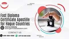 Fast Diploma Certificate Apostille for Hague Countries - 1