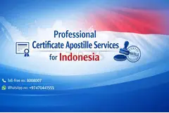 Professional Certificate Apostille Services for Indonesia