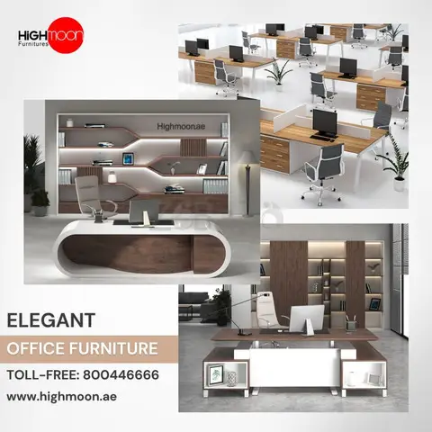 Discover Elegant Office Furniture in Dubai at Highmoon - 1