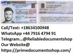 Buy Real and Fake Passports, IDs Call/Text: +18634100948 Wasap@ +447916479491 - 3