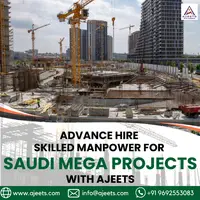 Advance Hire Skilled Manpower for Saudi Mega Projects with AJEETS